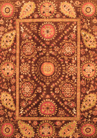 Oriental Orange Traditional Rug, abs3902org