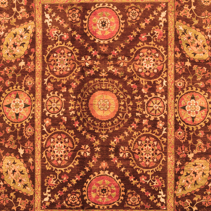 Oriental Orange Traditional Rug, abs3902org