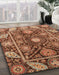 Machine Washable Abstract Tomato Red Rug in a Family Room, wshabs3902