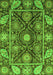 Oriental Green Traditional Rug, abs3902grn