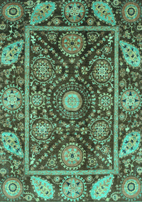 Oriental Turquoise Traditional Rug, abs3902turq