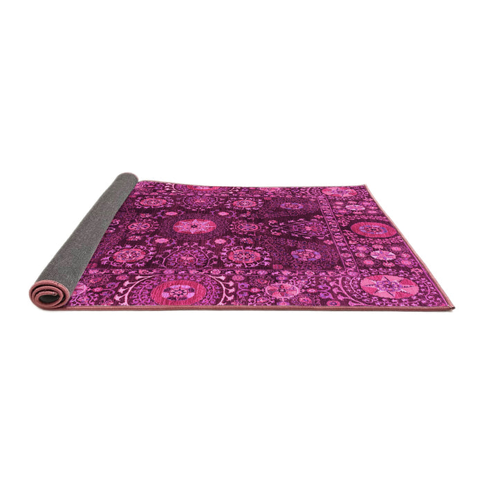 Sideview of Abstract Pink Modern Rug, abs3903pnk