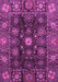 Machine Washable Abstract Purple Modern Area Rugs, wshabs3903pur