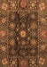 Abstract Brown Modern Rug, abs3903brn