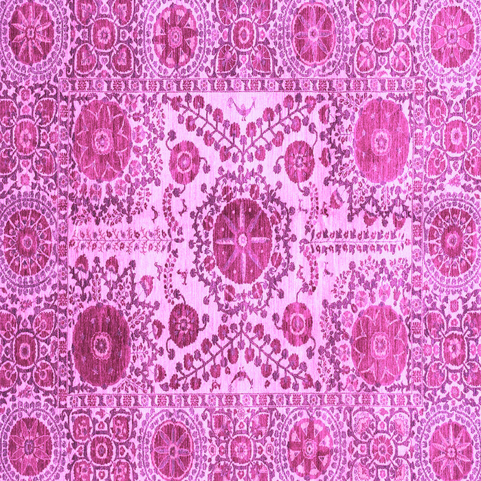 Square Machine Washable Abstract Purple Modern Area Rugs, wshabs3904pur