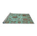 Sideview of Machine Washable Abstract Light Blue Modern Rug, wshabs3904lblu