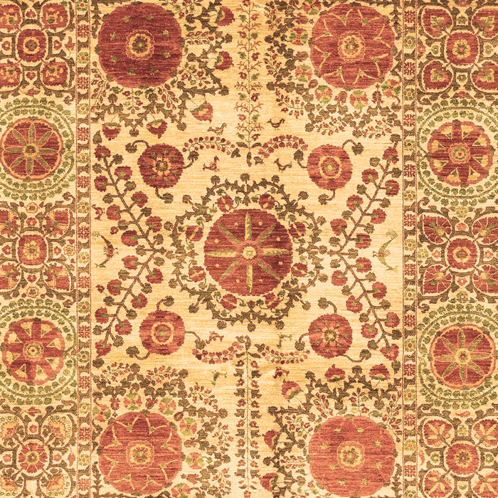 Machine Washable Abstract Brown Modern Rug, wshabs3904brn