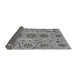 Sideview of Abstract Gray Modern Rug, abs3905gry