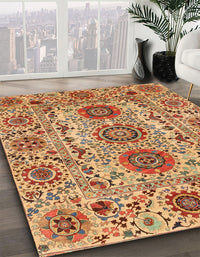 Abstract Orange Modern Rug, abs3905