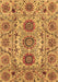 Machine Washable Abstract Brown Modern Rug, wshabs3905brn