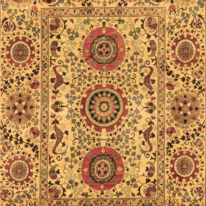 Machine Washable Abstract Brown Modern Rug, wshabs3905brn