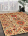 Abstract Orange Modern Rug in Family Room, abs3905