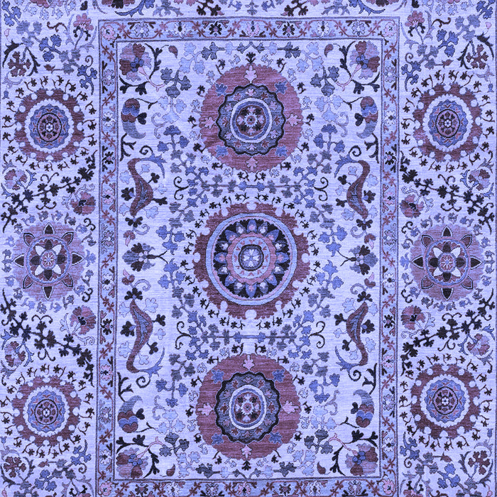 Machine Washable Abstract Blue Modern Rug, wshabs3905blu