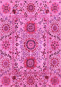 Abstract Pink Modern Rug, abs3905pnk