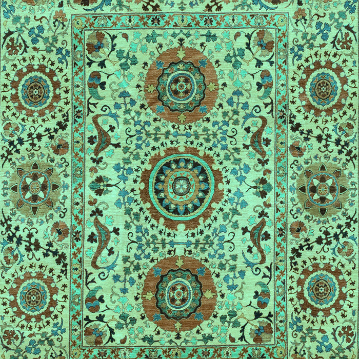Abstract Turquoise Modern Rug, abs3905turq
