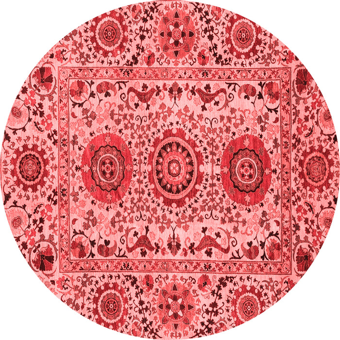 Machine Washable Abstract Red Modern Rug, wshabs3905red