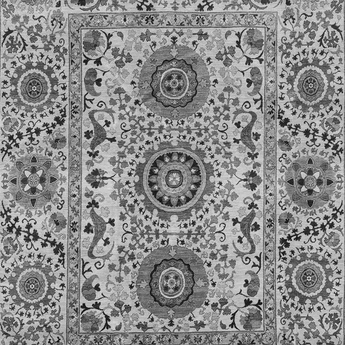 Machine Washable Abstract Gray Modern Rug, wshabs3905gry