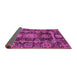 Sideview of Oriental Purple Traditional Rug, abs3906pur