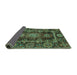 Sideview of Oriental Turquoise Traditional Rug, abs3906turq