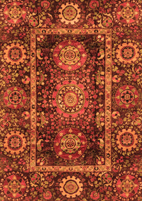 Oriental Orange Traditional Rug, abs3906org