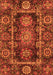 Oriental Orange Traditional Rug, abs3906org