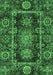 Oriental Emerald Green Traditional Rug, abs3906emgrn