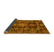 Sideview of Oriental Yellow Traditional Rug, abs3906yw