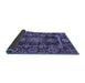 Sideview of Oriental Blue Traditional Rug, abs3906blu