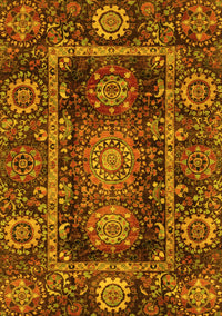 Oriental Yellow Traditional Rug, abs3906yw