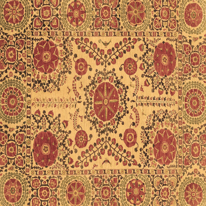 Square Machine Washable Abstract Brown Modern Rug, wshabs3907brn