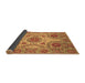 Sideview of Abstract Brown Modern Rug, abs3907brn