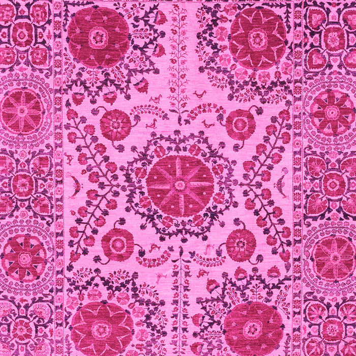 Machine Washable Abstract Pink Modern Rug, wshabs3907pnk