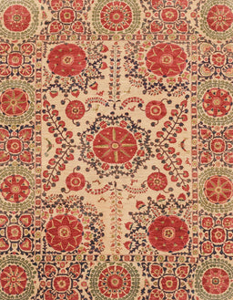 Abstract Red Modern Rug, abs3907