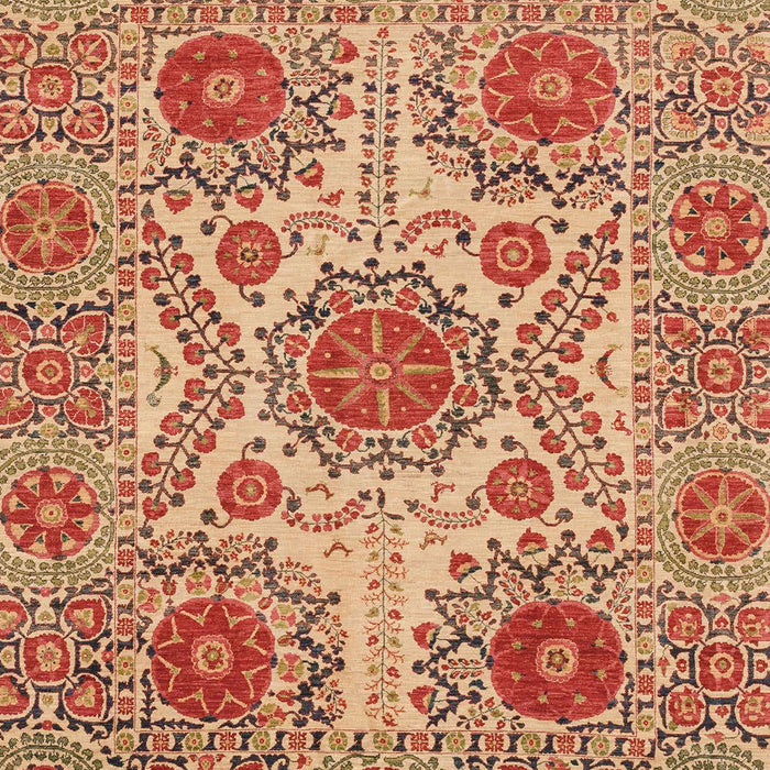 Abstract Red Modern Rug, abs3907