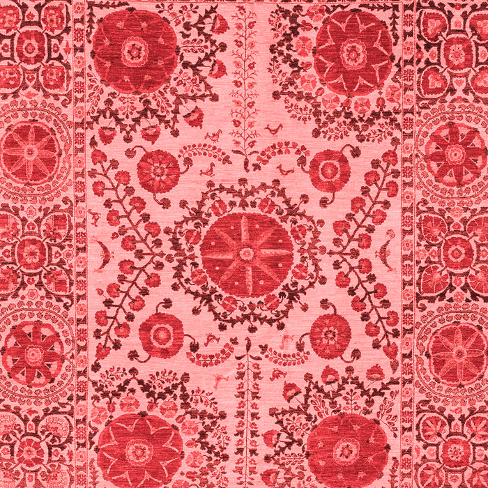Machine Washable Abstract Red Modern Rug, wshabs3907red