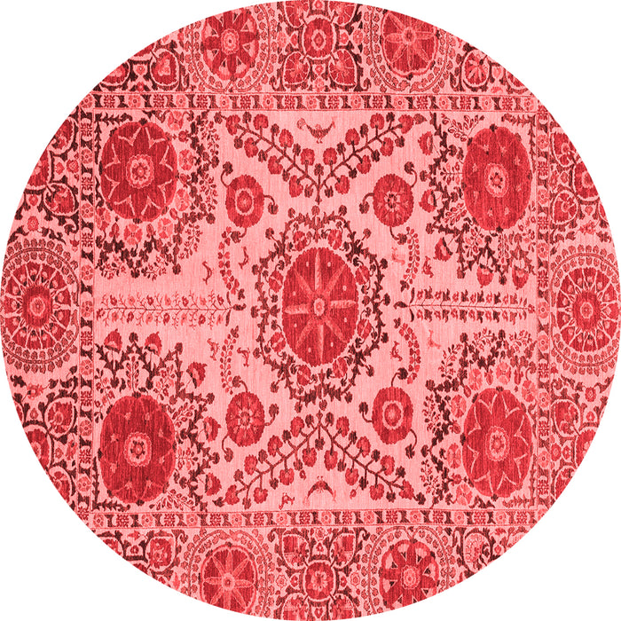Machine Washable Abstract Red Modern Rug, wshabs3907red
