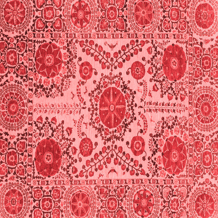 Machine Washable Abstract Red Modern Rug, wshabs3907red