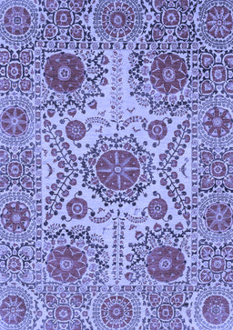 Abstract Blue Modern Rug, abs3907blu