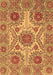 Abstract Brown Modern Rug, abs3907brn