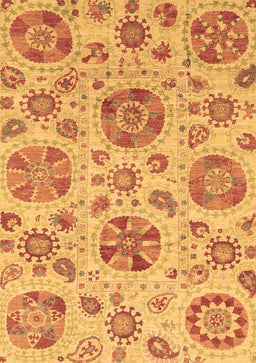 Abstract Brown Modern Rug, abs3908brn