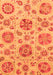 Abstract Orange Modern Rug, abs3908org