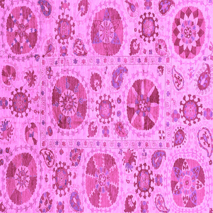 Square Machine Washable Abstract Purple Modern Area Rugs, wshabs3908pur