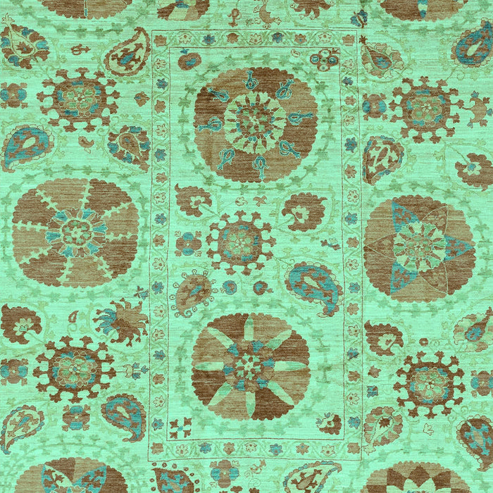 Machine Washable Abstract Turquoise Modern Area Rugs, wshabs3908turq