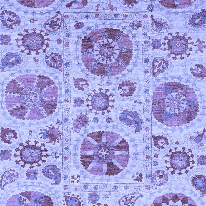 Machine Washable Abstract Blue Modern Rug, wshabs3908blu