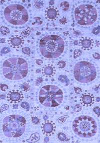 Abstract Blue Modern Rug, abs3908blu