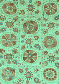 Abstract Turquoise Modern Rug, abs3908turq