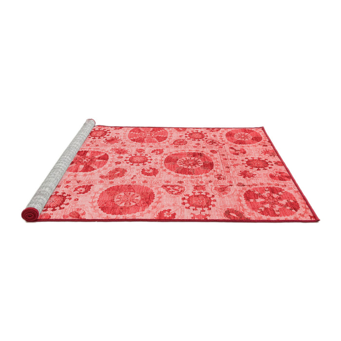 Modern Red Washable Rugs