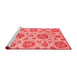 Modern Red Washable Rugs