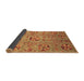 Sideview of Abstract Brown Modern Rug, abs3909brn