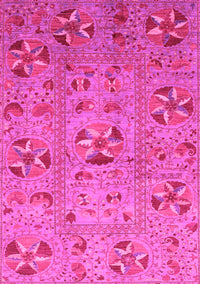 Abstract Pink Modern Rug, abs3909pnk